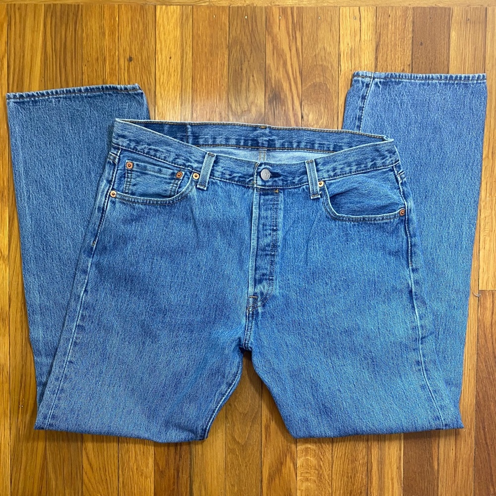 Levi Strauss 501 button up denim jeans